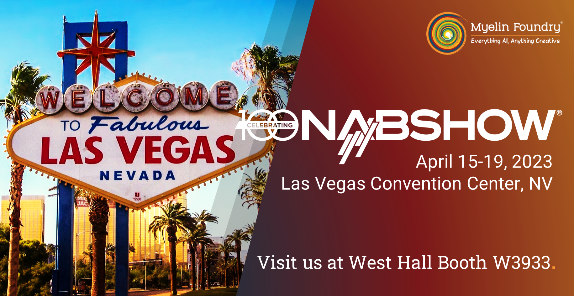Meet us in Las Vegas at the 2023 NAB Show